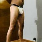 Indian horny hunk teasing nude body and cock in pics