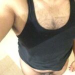 Big moobs guy teasing his hot body and curves in pics