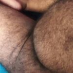 Big hairy ass of a horny and wild naked gay man