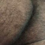 Big hairy ass of a horny and wild naked gay man