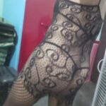 Crossdressing horny man in really slutty lingerie