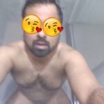 Hairy bear daddy exposing his chubby body in pics