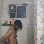 Bathing naked boy shows off sexy body in pics