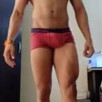 Stripping sexy pics of a muscular hot hunk