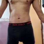 Fit horny hunk teasing his sexy naked and hot body