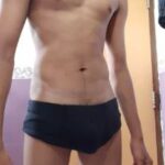 Fit horny hunk teasing his sexy naked and hot body