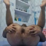 Ass hole pics of a horny gay naked Indian man