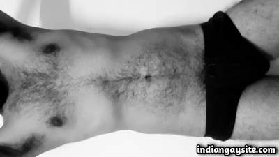 Gay male nudes of a sexy naked desi hairy man