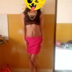 Crossdressing Indian man teasing in a saree in pics