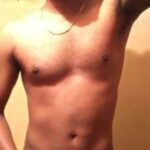 Fit naked man plays with cock and clicks hot pics