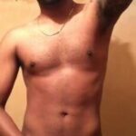 Fit naked man plays with cock and clicks hot pics