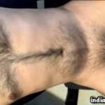 Hairy naked man pics showing a hot Indian gay man