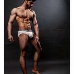 Underwear hot hunk teasing sexy muscular body