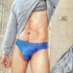 Hunky naked boy teasing his hot ass and dick in pics