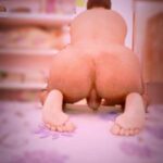Sexy big butt of a horny and hot naked young boy in pics