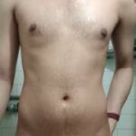 Horny nude boy teasing his sexy bare body in pics