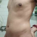 Horny nude boy teasing his sexy bare body in pics