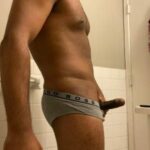 Horny muscular man teases his sexy body in nude pics