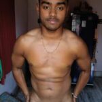 Naked young guy teasing his sexy body in gay porn pics