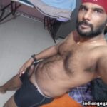 Sexy hot man teasing his naked body and dick in pics