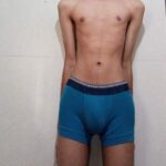 Smooth sexy boy teasing his hot body in nude pics