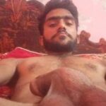 Horny sexy boy teases his hot nude body in gay pics