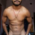 Twink gay guy teasing his sexy and hot naked body in pics