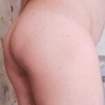 Hairless gay guy teasing his sexy round big ass in pics