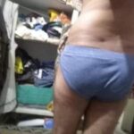 Slutty nude man teasing his sexy ass in gay pics