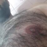 Desi hairy daddy teasing hot furry chest in pics