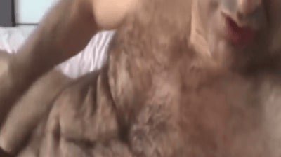 hairy hunk jerking off