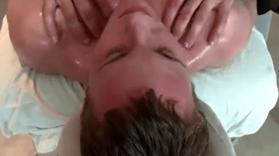 twink getting massaged