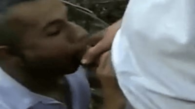 twink sucking his friend's cock