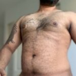 Hairy hot bear teasing his sexy nude gay pics