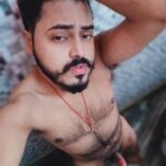 Sexy hairy guy teasing hot nude body in shower pics