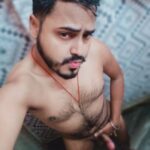 Sexy hairy guy teasing hot nude body in shower pics